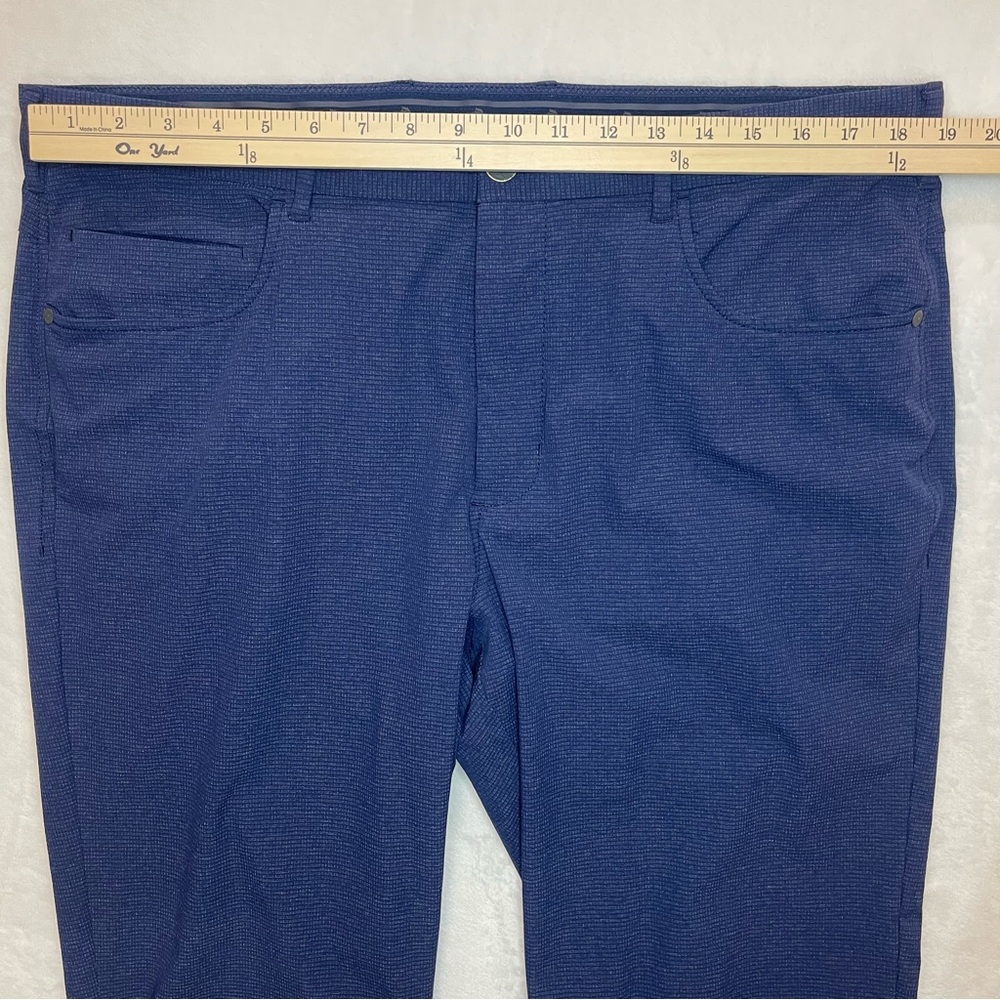 Tommy Bahama Pants Mens 38x32 (Fits 38x31) Blue Chip Shot 5 Pocket Performance - Picture 7 of 13